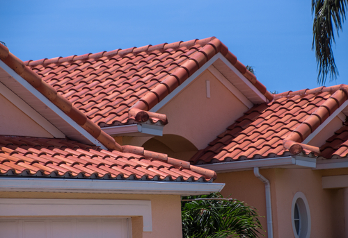 Florida,Home,With,Spanish,Tiled,Roof